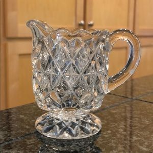 Early American Pressed Glass mini Creamer Circa